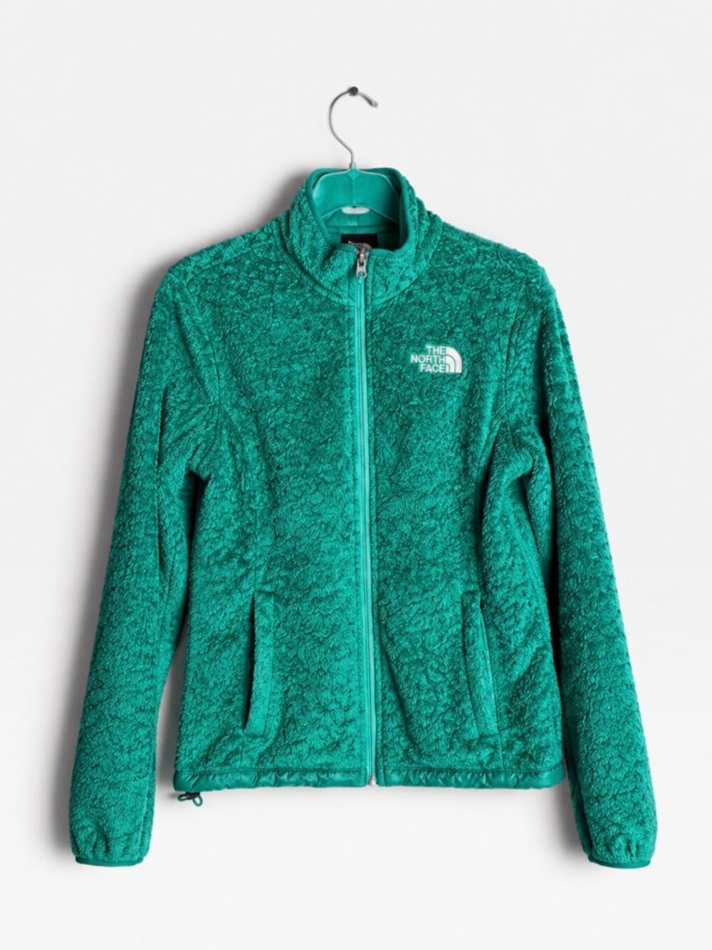 The North Face Women S Green Osito Fleece Jacket Flawed Full Zip